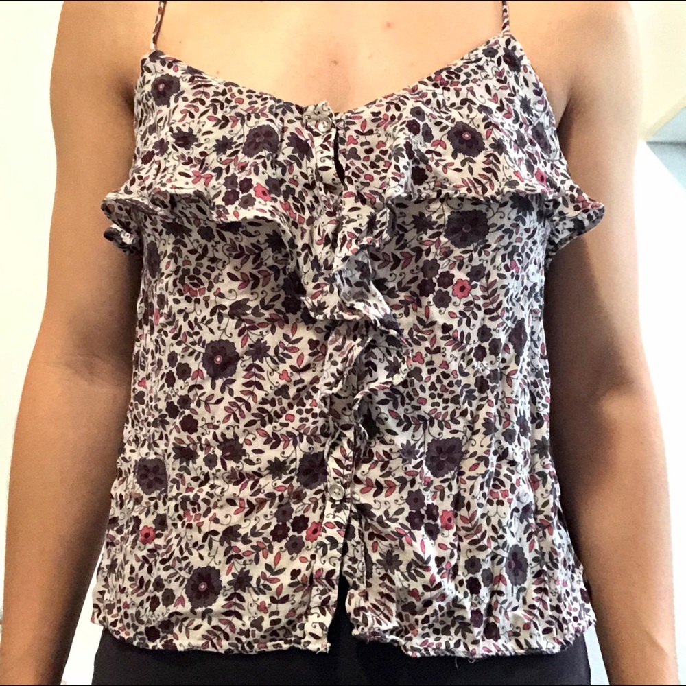 American eagle outfitters floral tank top